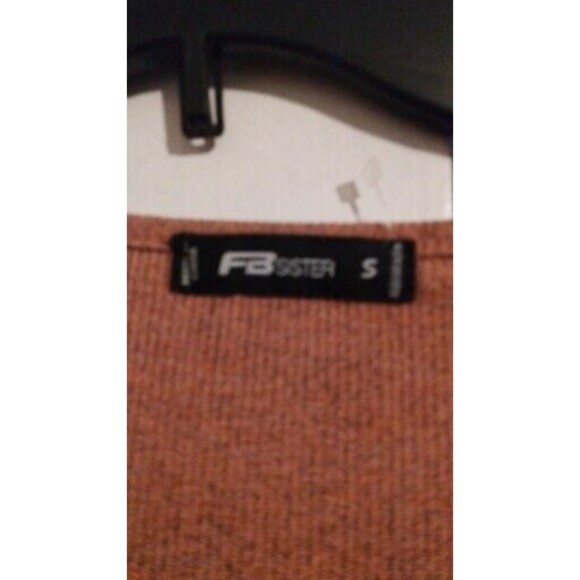 FB Sister V- Neck dress Coral Fall Vibes Cozy Warm School Work - Picture 2 of 3